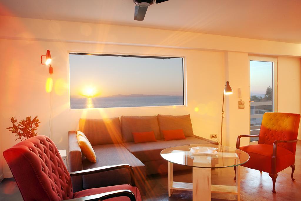 Saronida Summer Studio With Breathtaking View Lagonisi Eksteriør billede