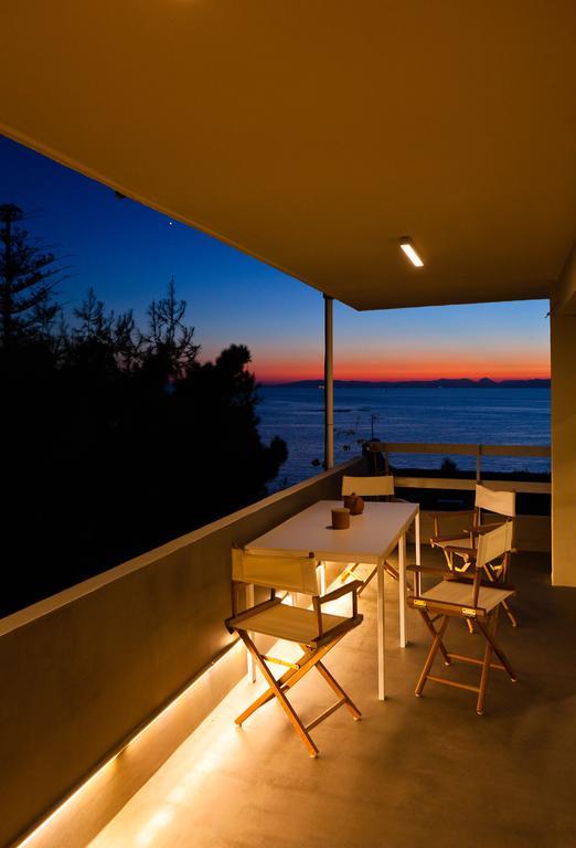 Saronida Summer Studio With Breathtaking View Lagonisi Eksteriør billede