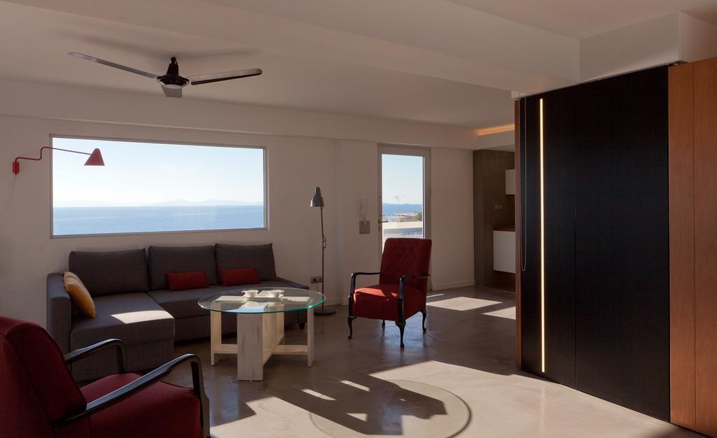 Saronida Summer Studio With Breathtaking View Lagonisi Eksteriør billede